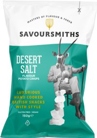 SAVOURSMITHS Desert Salt Potato Crisps 150g