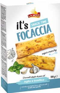 LA MOLE Focaccia - Garlic & Basil 100g