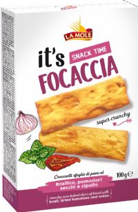 LA MOLE Focaccia - Basil, Dried Tomatoes & Onion 100g