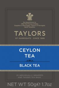 TAYLORS OF HARROGATE Ceylon Tea - 20 Teabags 50g