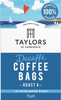 TAYLORS OF HARROGATE 10 Coffee Bags - Decaffé 75g