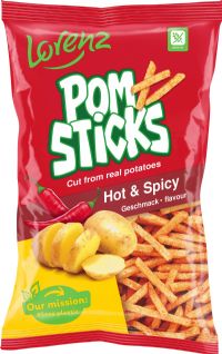 LORENZ Pomsticks - Hot & Spicy 85g