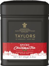 TAYLORS OF HARROGATE Spiced Christmas Leaf Tea - Caddy 125g
