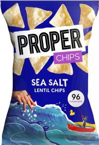 PROPER Chips - Sea Salt Lentil Chips 20g