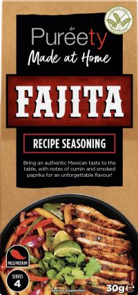 PUREETY Fajita Recipe Seasoning 30g