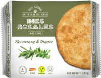 INES ROSALES Savoury Olive Oil Tortas with Rosemary & Thyme 120g
