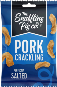 THE SNAFFLING PIG CO. Pork Crackling - Perfectly Salted 40g