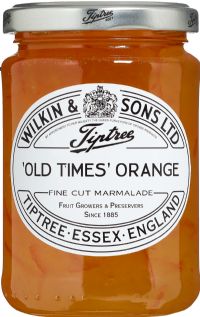 WILKIN & SONS - 'TIPTREE' ‘Old Times’ Orange Marmalade (Fine Cut) 340g
