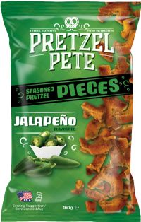 PRETZEL PETE Pretzel Pieces - Jalapeño 160g