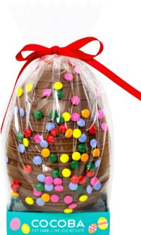 COCOBA Milk Chocolate Egg with Candy Beans 250g