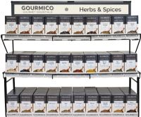 GOURMICO Herb & Spice Metal Display Stand