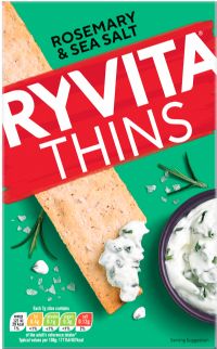 RYVITA Thins - Rosemary & Sea Salt 125g