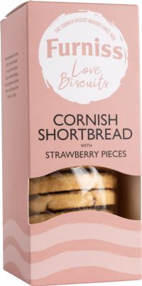 FURNISS Cornish Shortbread with Strawberry Pieces 200g
