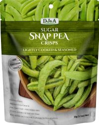 DJ&A Sugar Snap Pea Crisps 30g