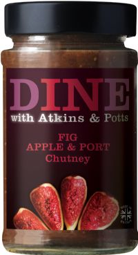 ATKINS & POTTS Fig, Apple & Port Chutney 220g