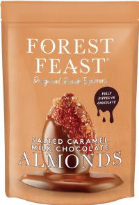 FOREST FEAST Salted Caramel Milk Chocolate Almonds 120g