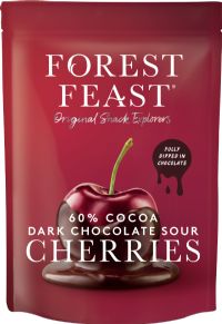 FOREST FEAST Dark Chocolate Sour Cherries 120g