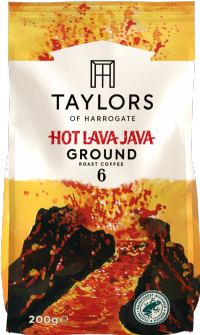TAYLORS OF HARROGATE Hot Lava Java Ground Roast Coffee 200g