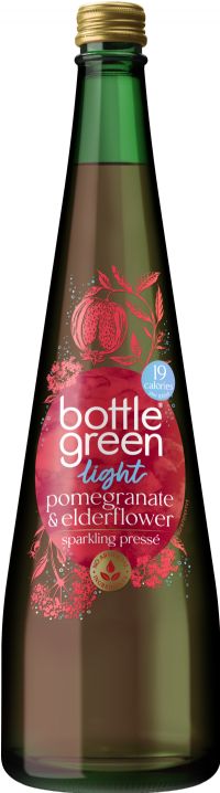 BOTTLEGREEN Light Pomegranate & Elderflower Sparkling Pressé 750ml