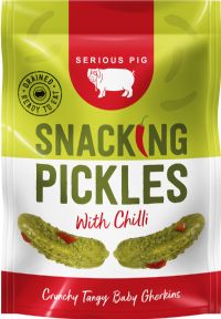 SERIOUS PIG Snacking Pickles with Chilli 40g