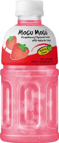MOGU MOGU Strawberry Flavoured Drink with Nata de Coco 320ml