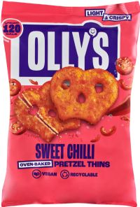 OLLY'S Pretzel Thins - Sweet Chilli 140g