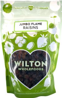 WILTON WHOLEFOODS Jumbo Flame Raisins 250g