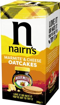 NAIRN'S Marmite & Cheese Oatcakes 200g