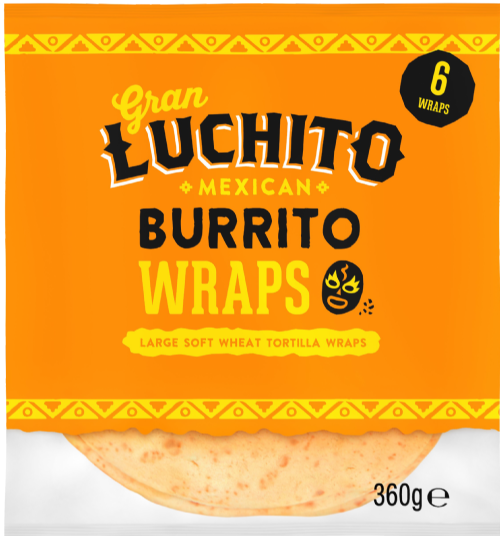 GRAN LUCHITO 6 Burrito Wraps 360g