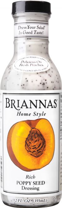 BRIANNAS Home Style Rich Poppy Seed Dressing 355ml