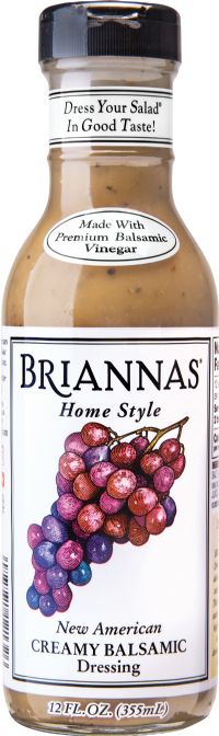 BRIANNAS Home Style New American Creamy Balsamic Dressing 355ml