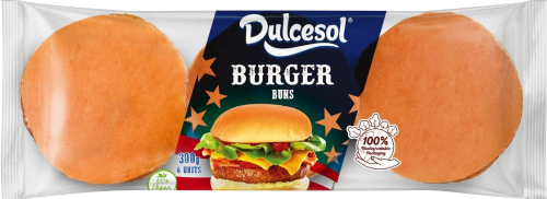 DULCESOL 6 Burger Buns 300g