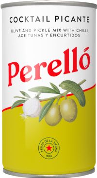 PERELLO Cocktail Picante Olives and Pickles 350g