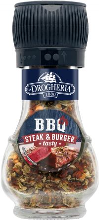 LA DROGHERIA BBQ Steak & Burger Seasoning Mill 55g