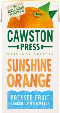 CAWSTON PRESS Sunshine Orange - Carton 200ml