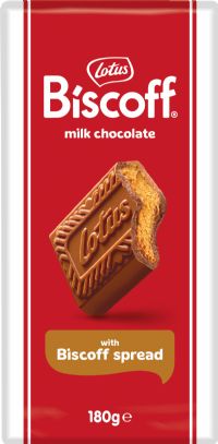 LOTUS Milk Chocolate with Biscoff Spread 180g