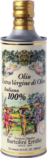 BARTOLINI 100% Italian Extra Virgin Olive Oil in Decorative Tin 500ml
