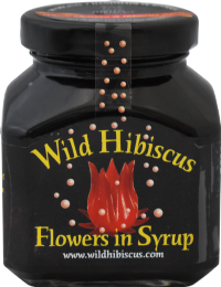 THE WILD HIBISCUS FLOWER CO. Wild Hibiscus Flowers in Syrup 250g