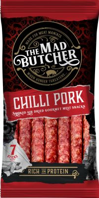 THE MAD BUTCHER Chilli Pork Salami Snack 70g