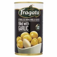 FRAGATA Stoneless Manzanilla Olives filled with Garlic 350g