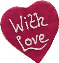 BURTS THE BAKERS Red Love Heart Shortbread 45g