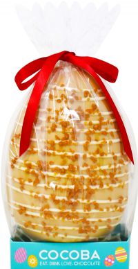 COCOBA Golden Caramel Easter Egg 250g
