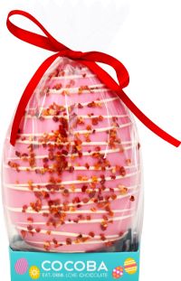 COCOBA Strawberries & Cream Easter Egg 250g