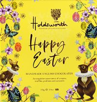 HOLDSWORTH 'Happy Easter' Handmade English Chocolate Assortment 110g