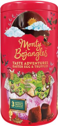 MONTY BOJANGLES Taste Adventures Easter Egg & Truffles in Tin 175g