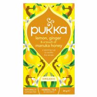 PUKKA 20 Lemon, Ginger & a Touch of Manuka Honey 34g