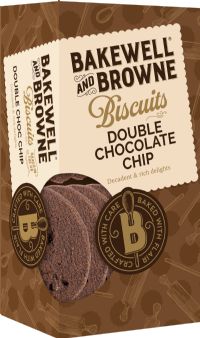 BAKEWELL AND BROWNE Double Chocolate Chip Biscuits 150g