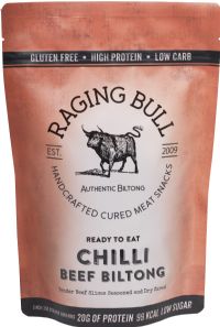 RAGING BULL Chilli Beef Biltong 28g
