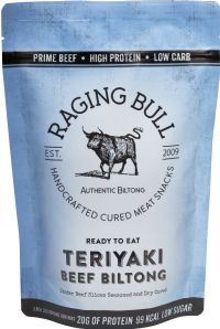 RAGING BULL Teriyaki Beef Biltong 28g