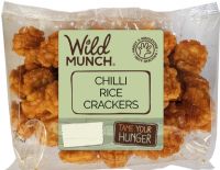 WILD MUNCH Chilli Rice Crackers 125g
